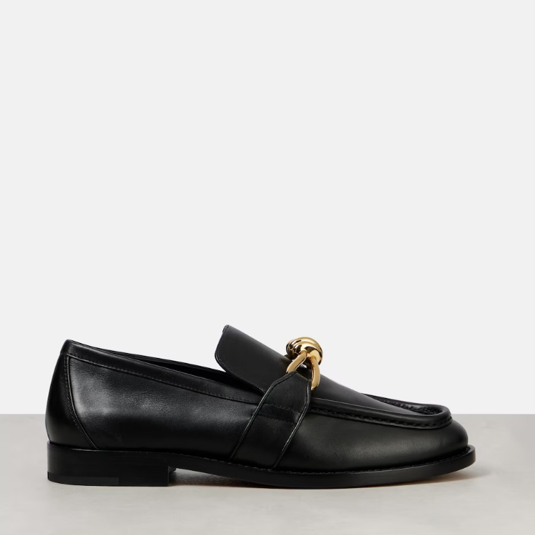 Women's Leather Loafers Low Heel Round Toe Casual Shoes - Image 4