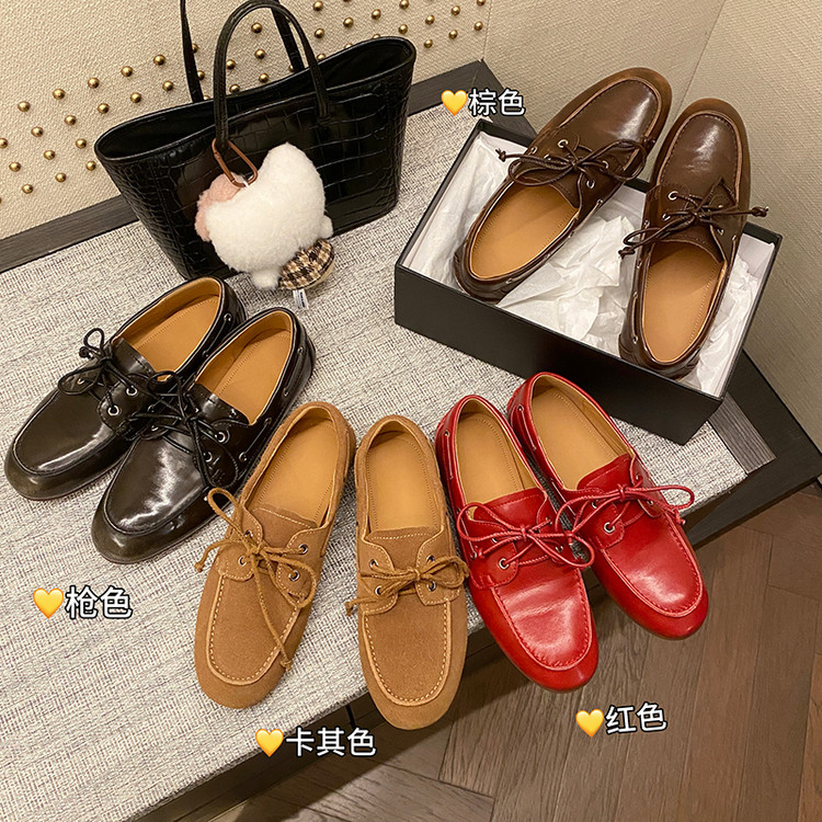 Women's Minimalist Leather Loafers - Spring 2025 Casual Flats - Image 4